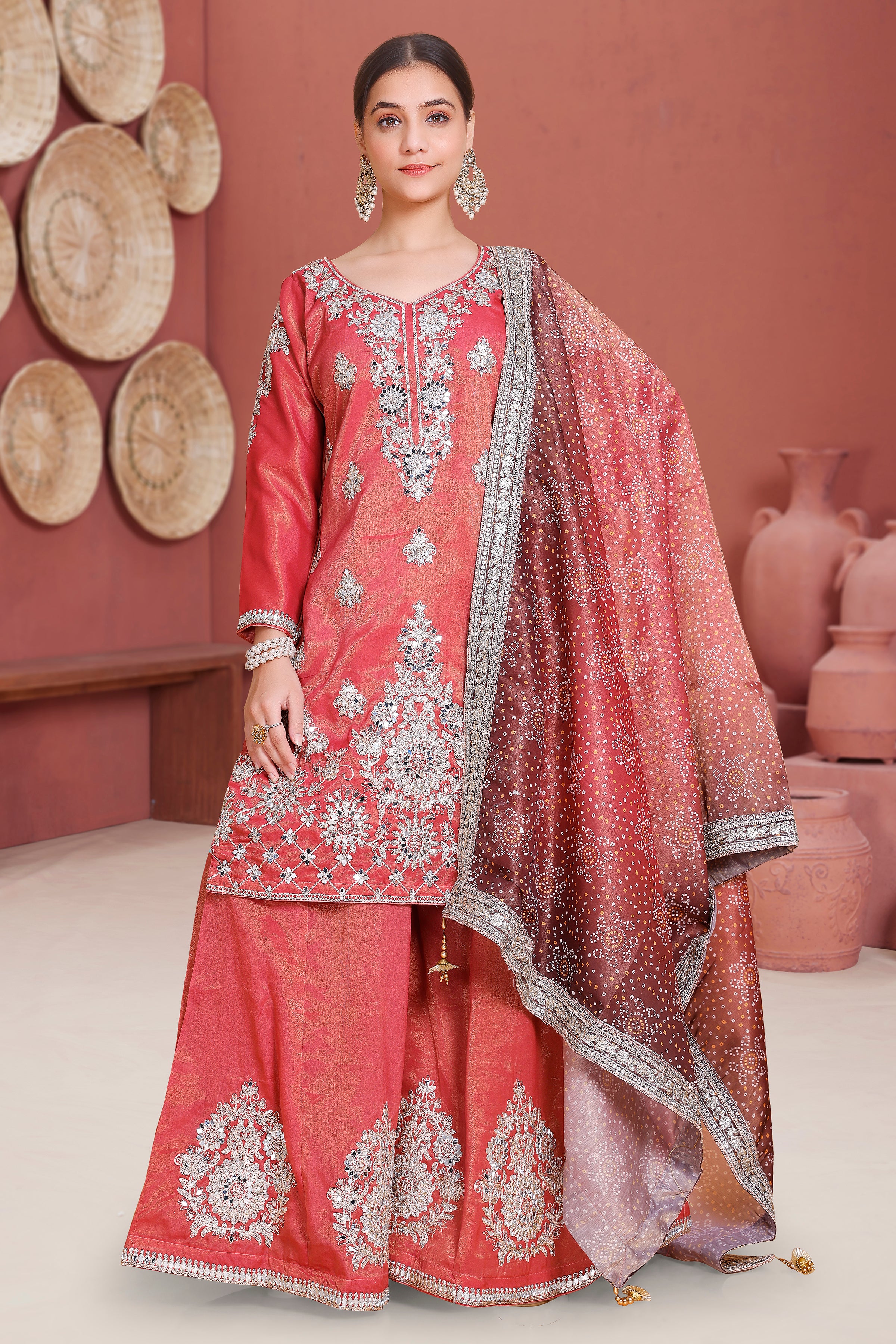 Vina Palazzo Suit - Roop Darshan