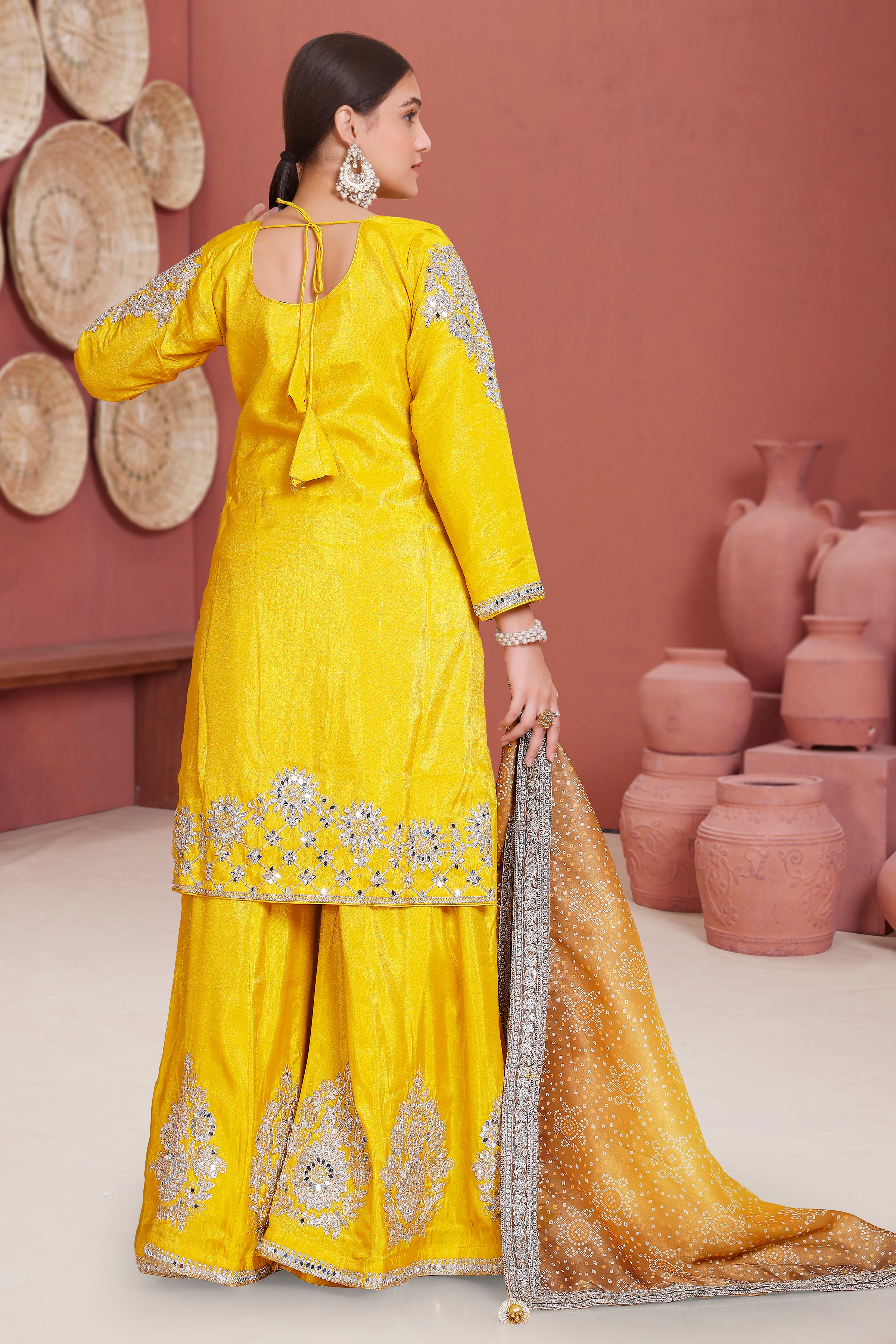 Vina Palazzo Suit - Roop Darshan