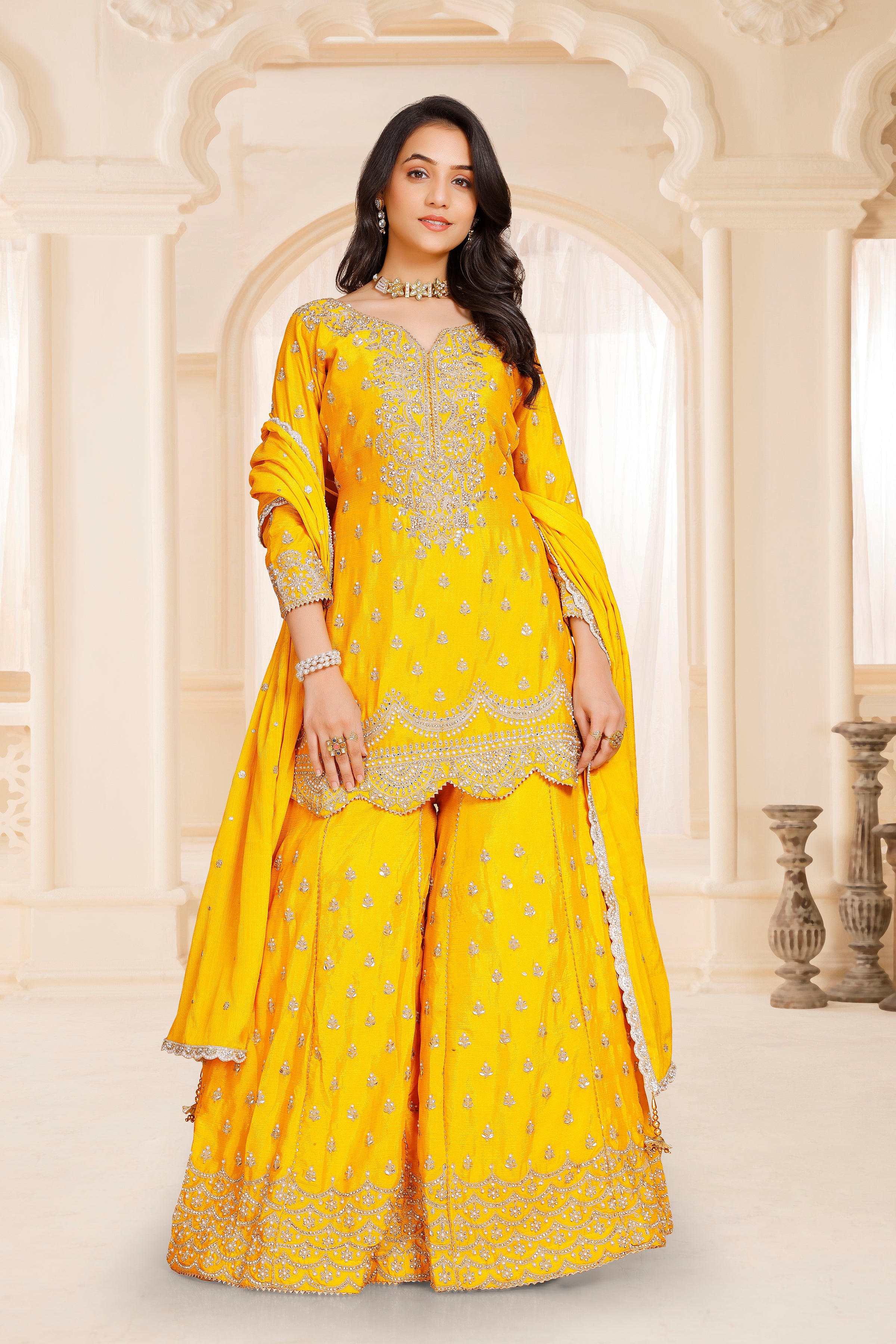 Yami Palazzo Suit - Roop Darshan