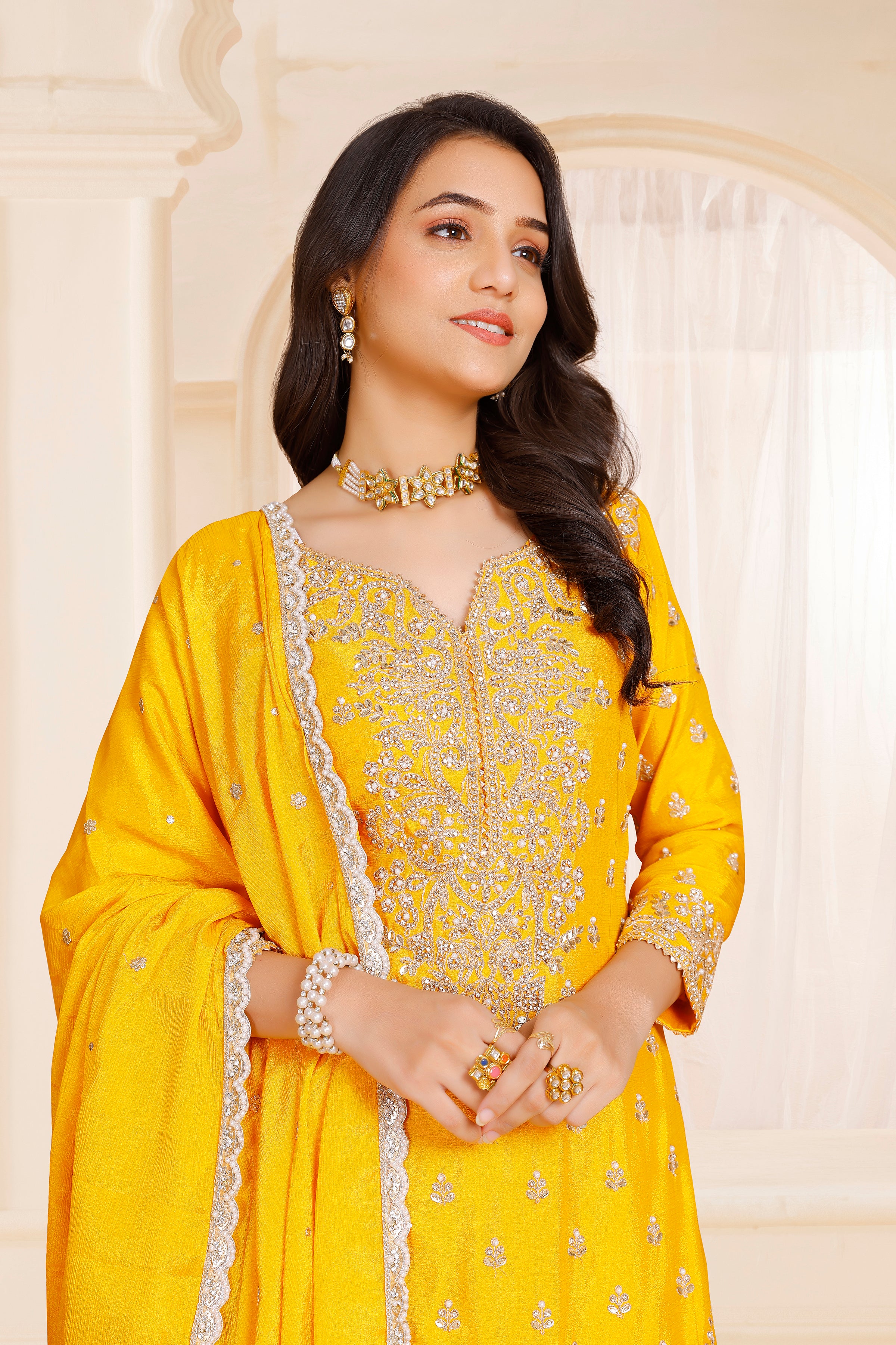 Yami Palazzo Suit - Roop Darshan