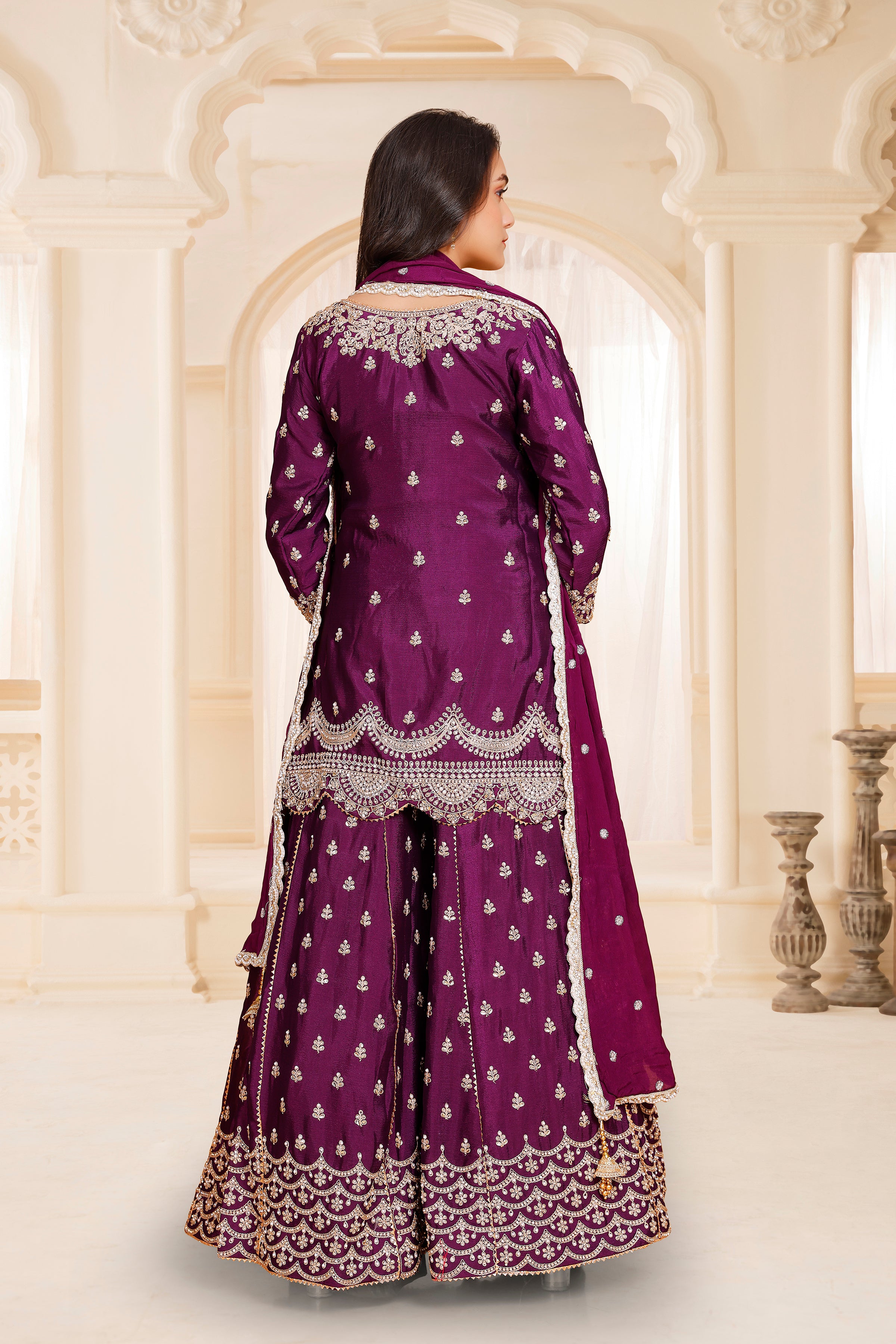 Yami Palazzo Suit - Roop Darshan
