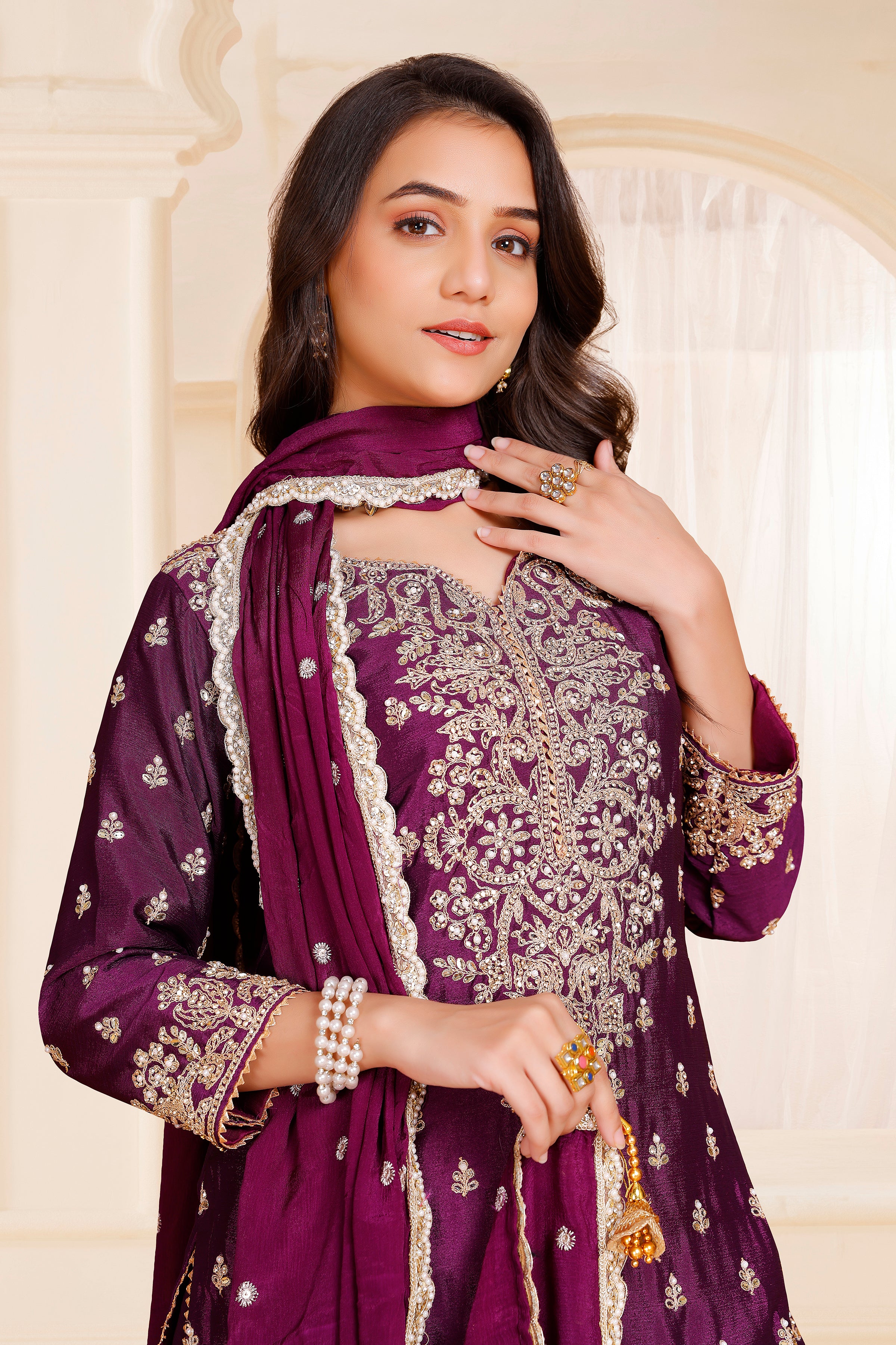 Yami Palazzo Suit - Roop Darshan