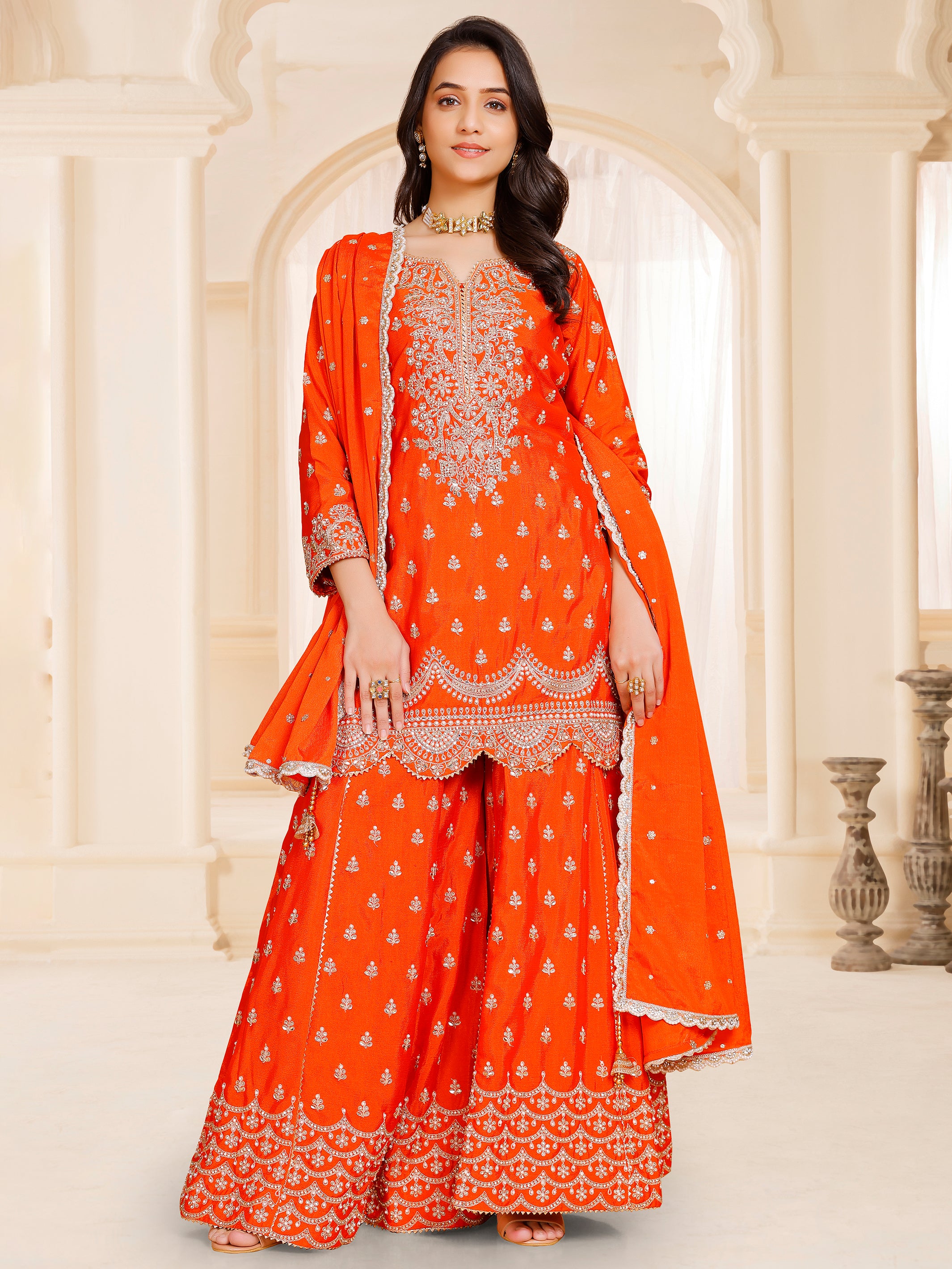 Yami Palazzo Suit - Roop Darshan