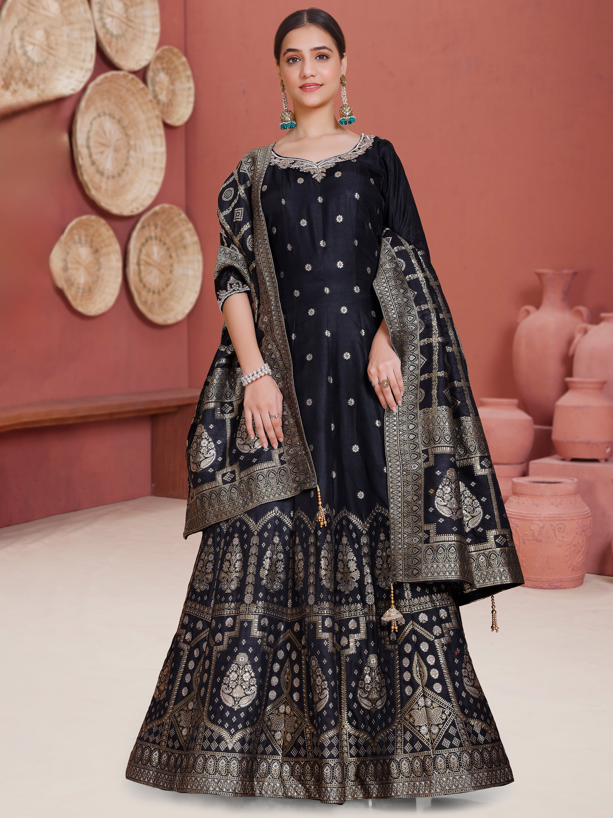 Misha Gown With Dupatta - Roop Darshan