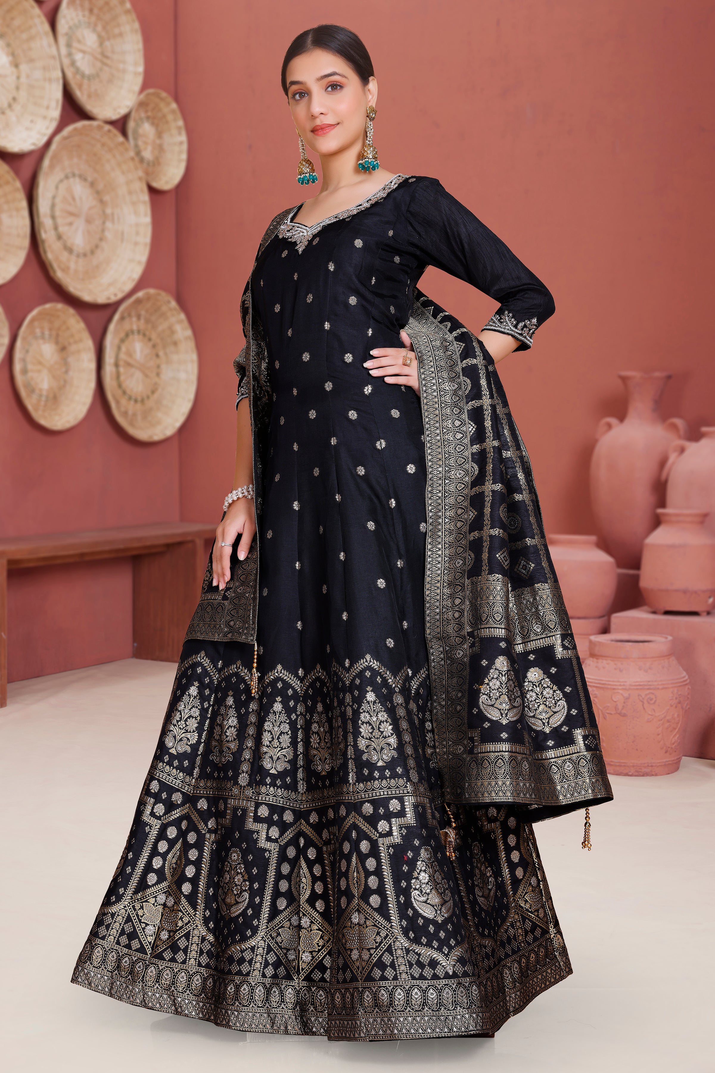 Misha Gown With Dupatta - Roop Darshan
