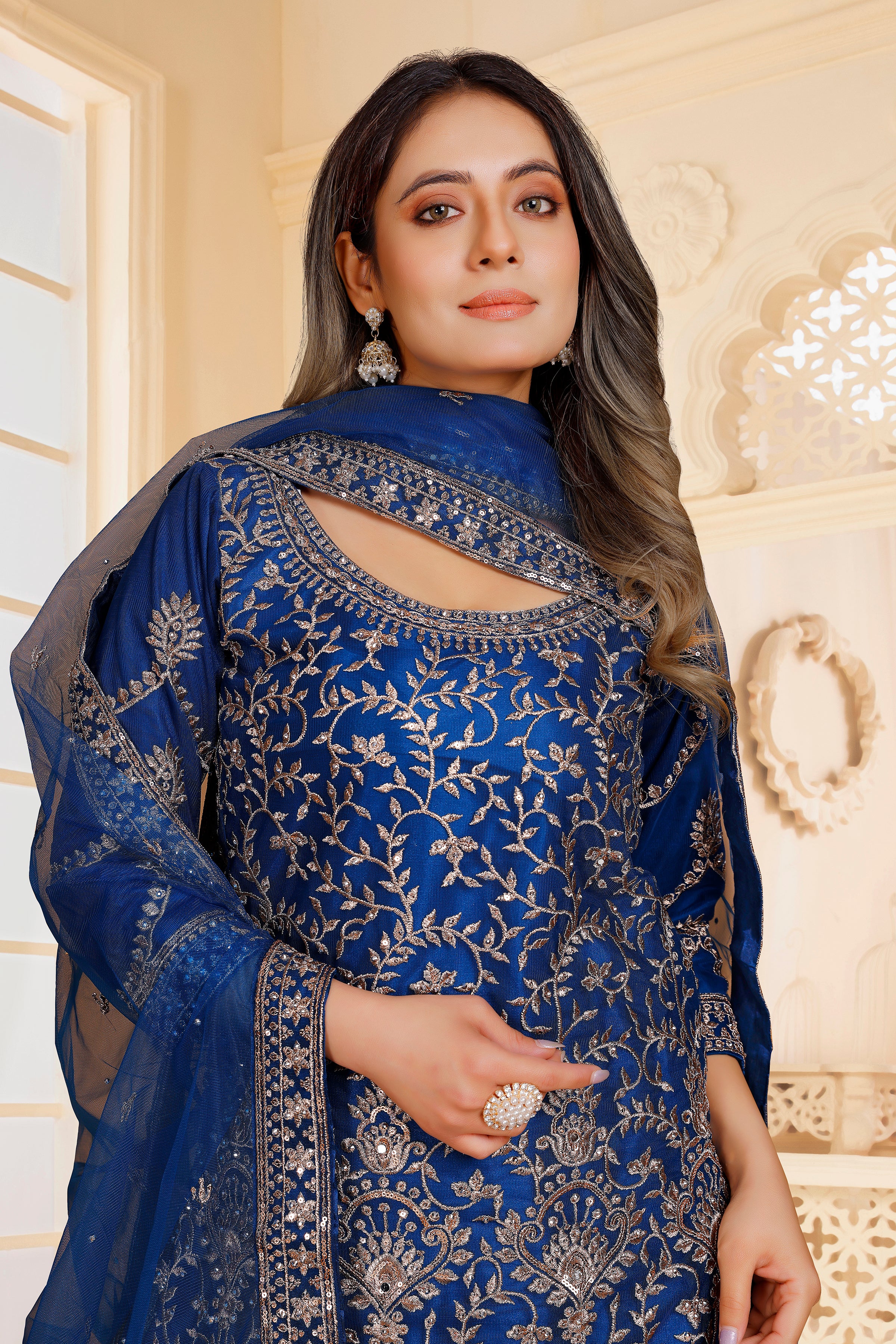 Sarina Long Top Lehenga - Roop Darshan