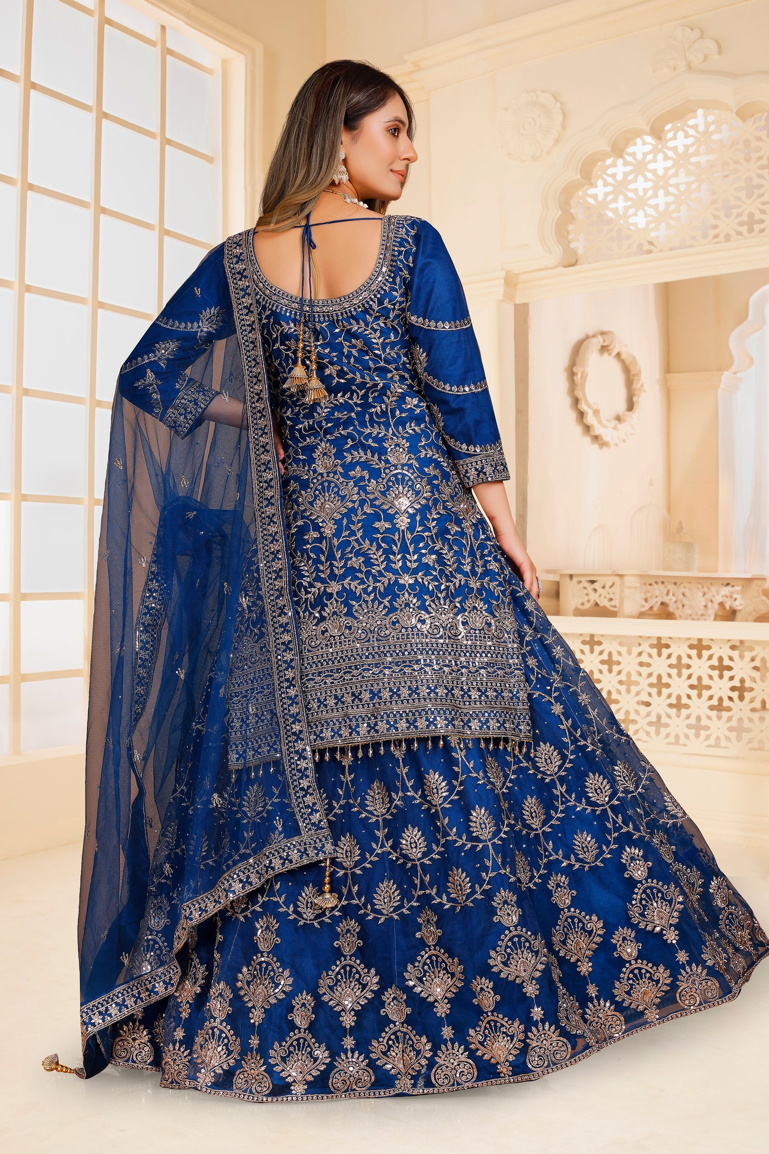 Sarina Long Top Lehenga