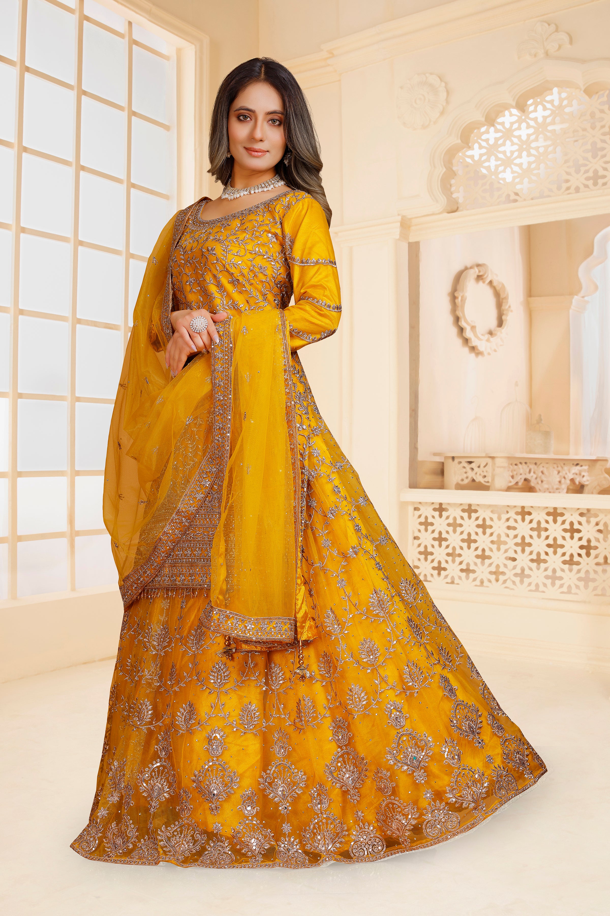 Sarina Long Top Lehenga - Roop Darshan