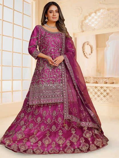 Sarina Long Top Lehenga