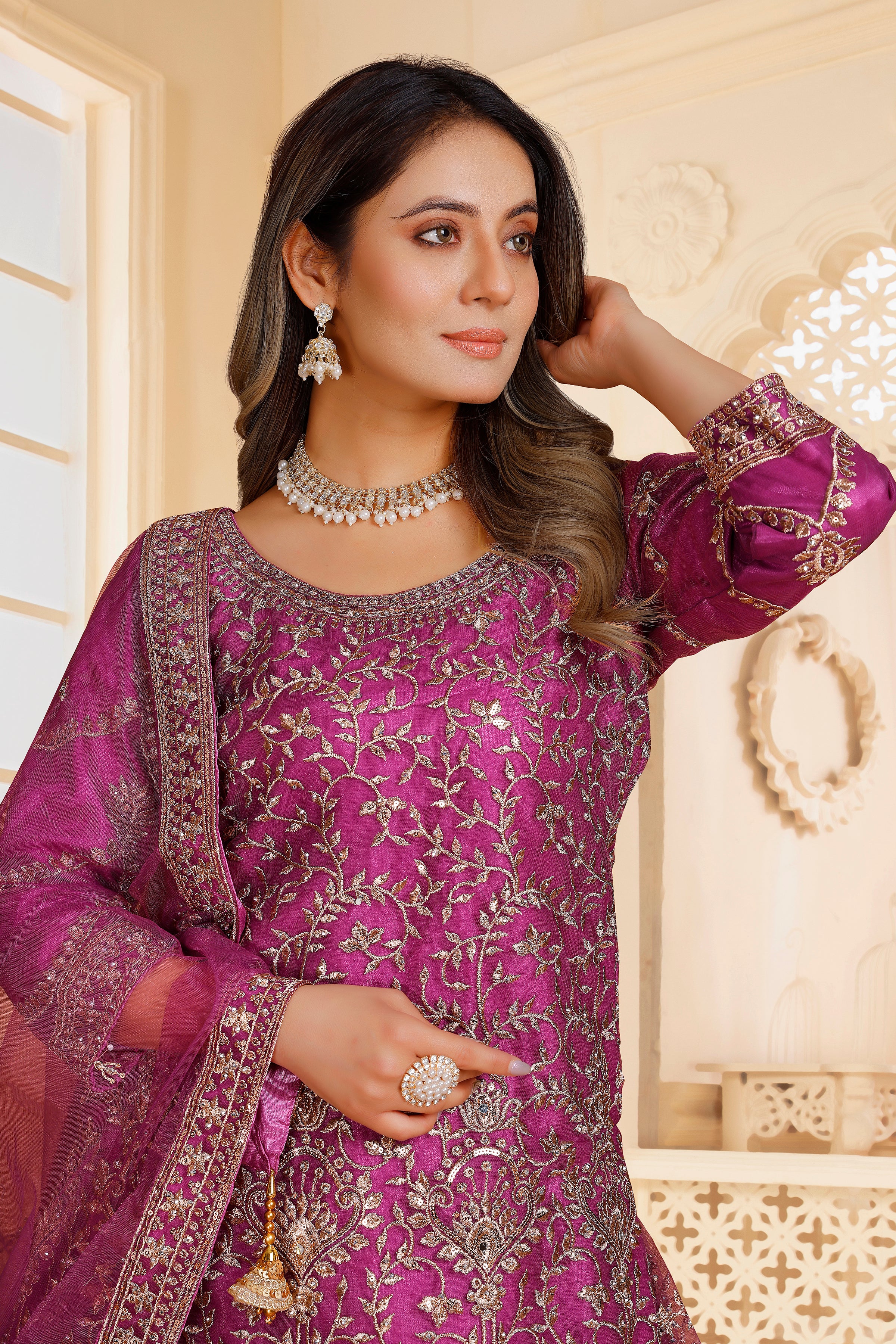 Sarina Long Top Lehenga - Roop Darshan