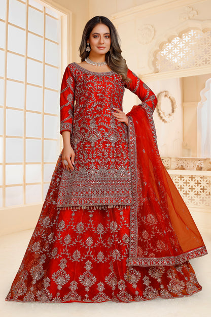 Sarina Long Top Lehenga