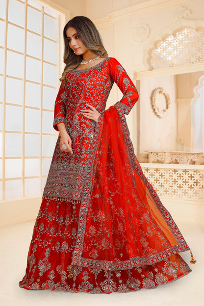 Sarina Long Top Lehenga