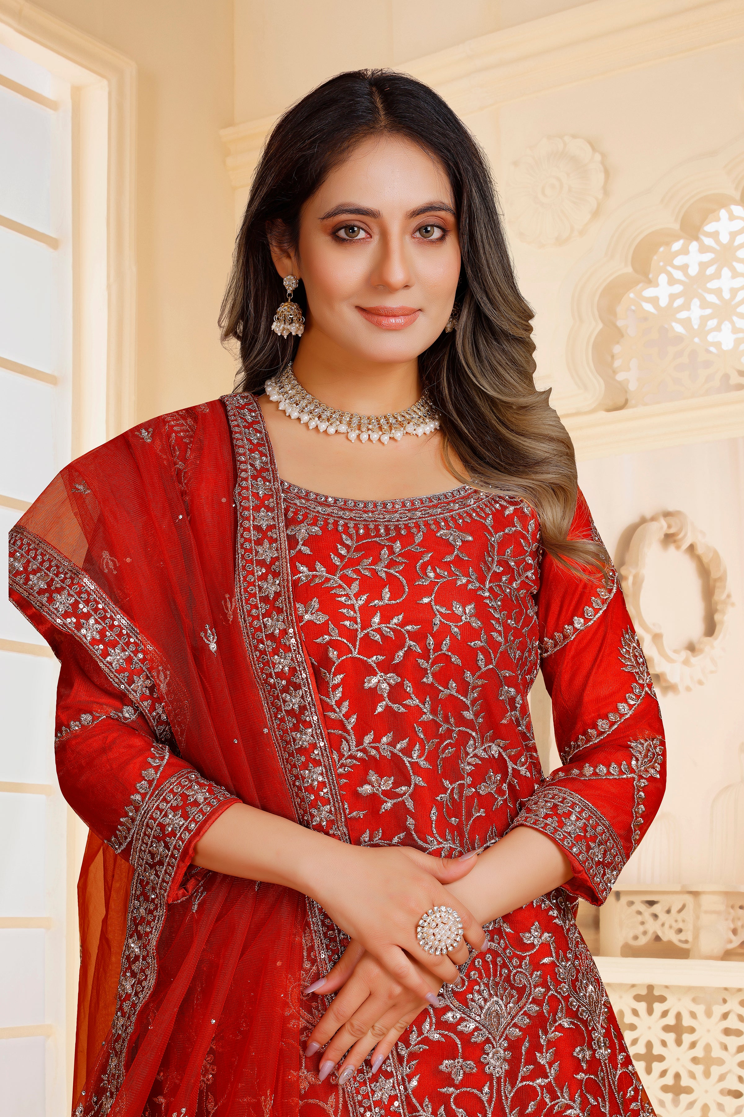 Sarina Long Top Lehenga