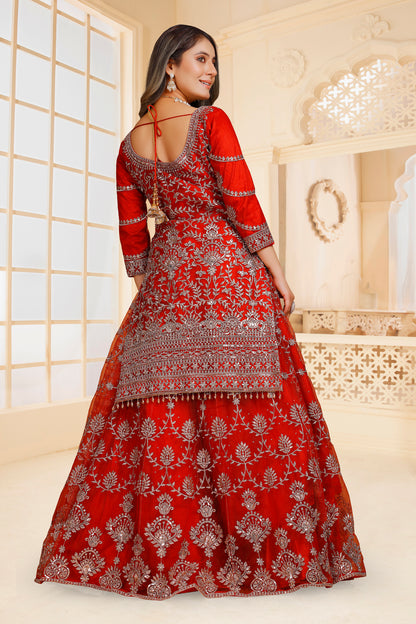 Sarina Long Top Lehenga