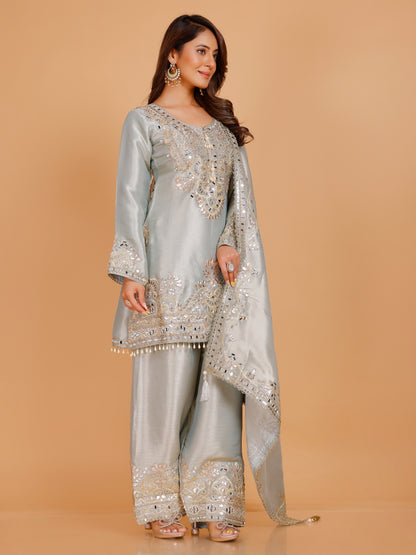 Yashvi Silk Patiala Suit