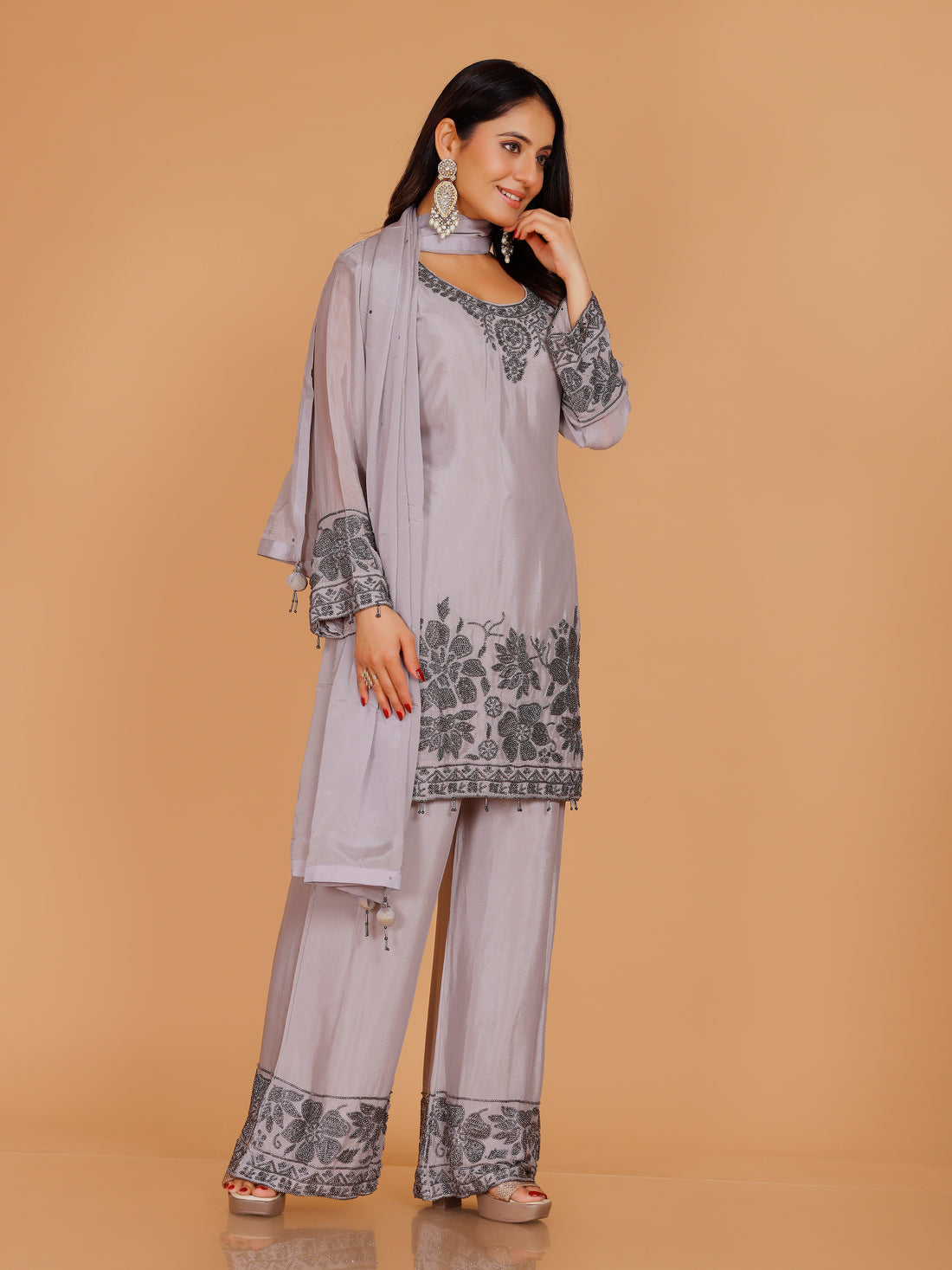 Ramya Palazzo Suit - Roop Darshan
