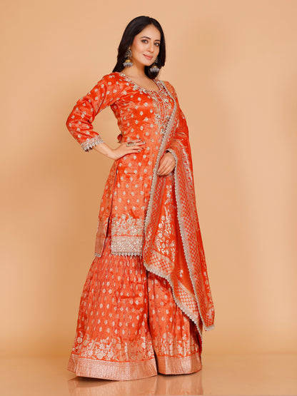 Amaira Sharara Suit - Roop Darshan