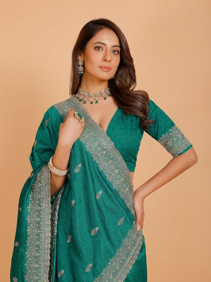 Vanshika Silk Zari Saree
