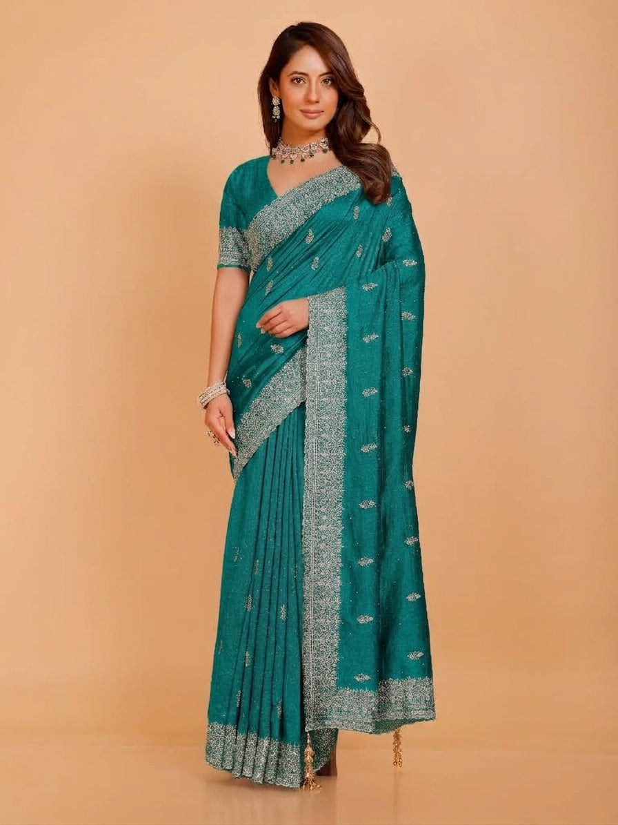 Vanshika Silk Zari Saree