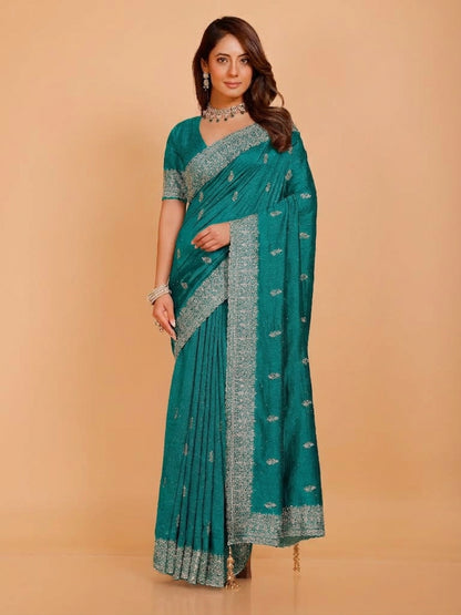 Vanshika Silk Zari Saree