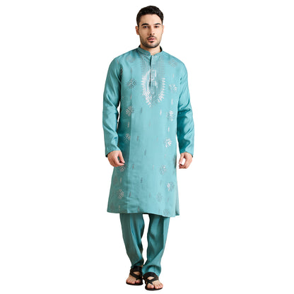 Veer Silk Kurta Set