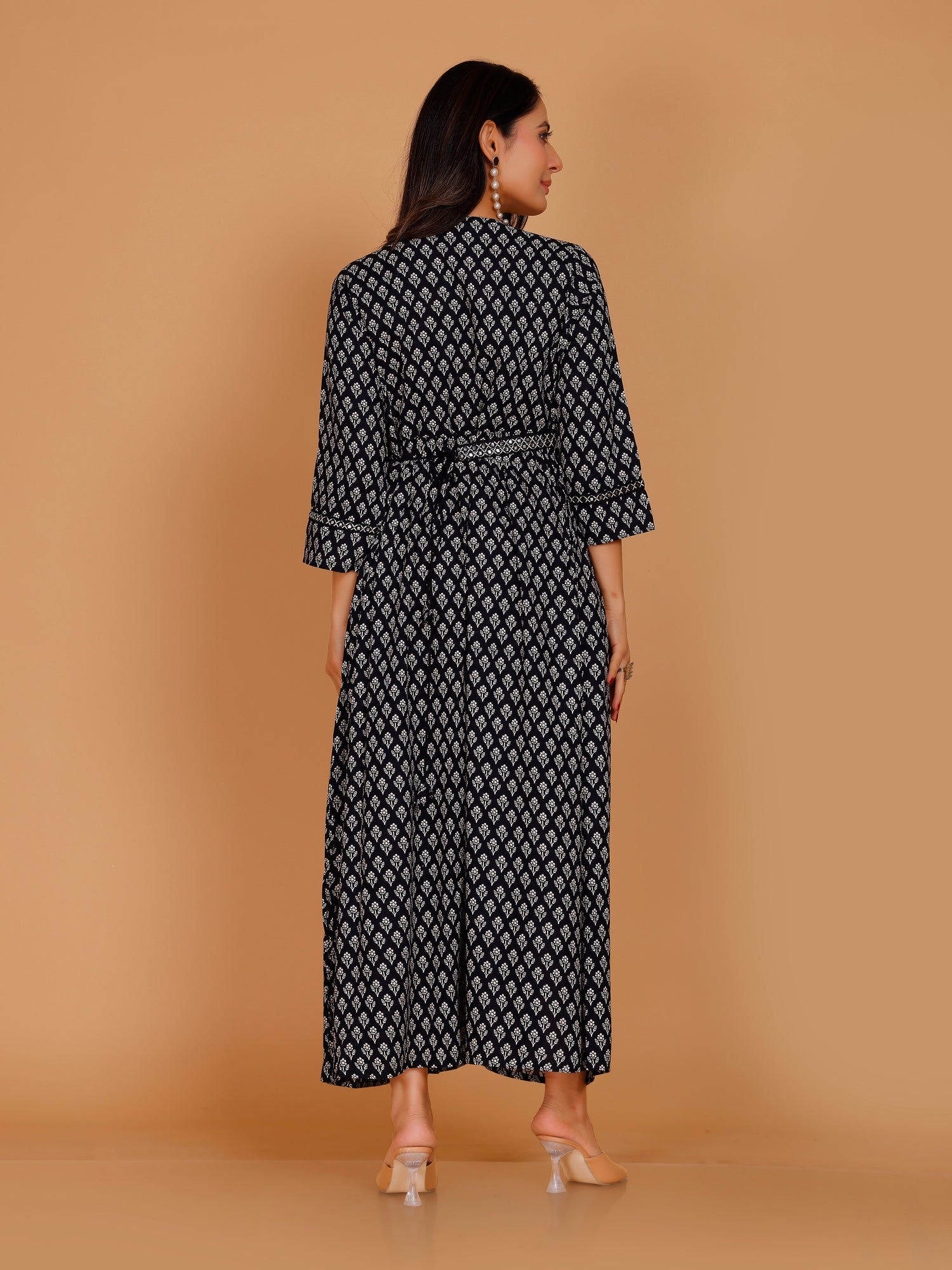 Vamika Ladies Cotton Printed Flair Kurti - Roop Darshan