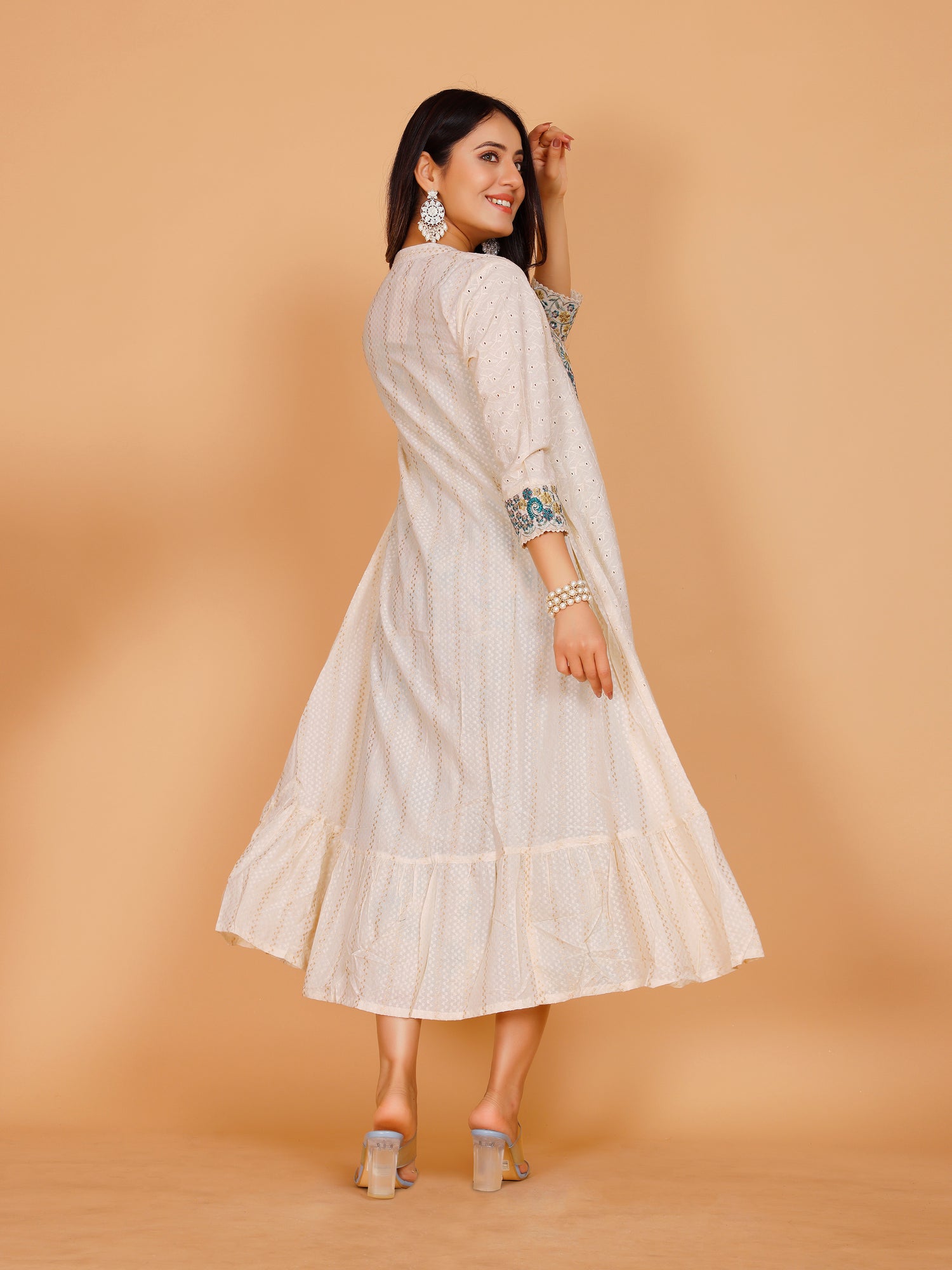 Razi Kurti With Jacket - Roop Darshan