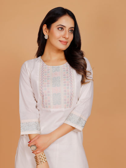 Ashvi Kurti With Pant - Roop Darshan