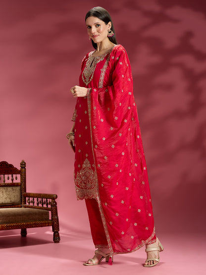 Amina Organza Kamiz &amp; Pant