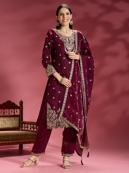 Amina Organza Kamiz &amp; Pant