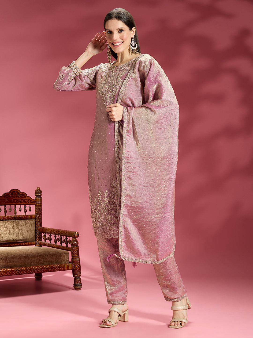 Aarna Organza Kamiz &amp; Pant