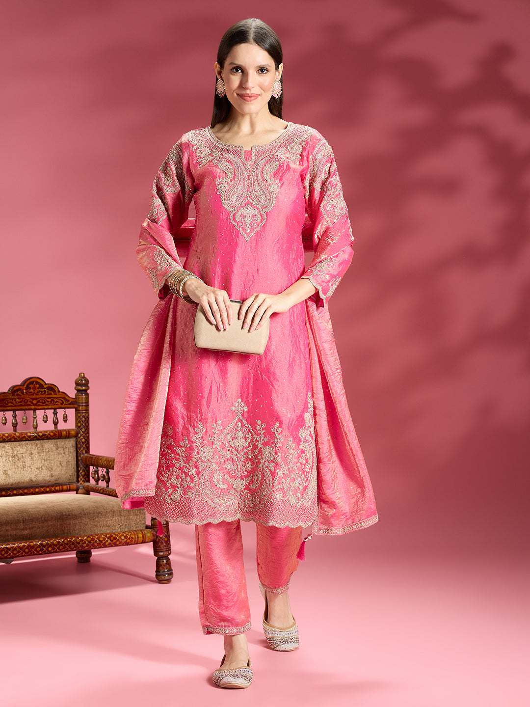 Aarna Organza Kamiz &amp; Pant
