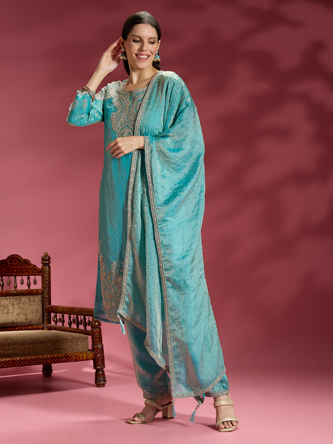 Aarna Organza Kamiz &amp; Pant