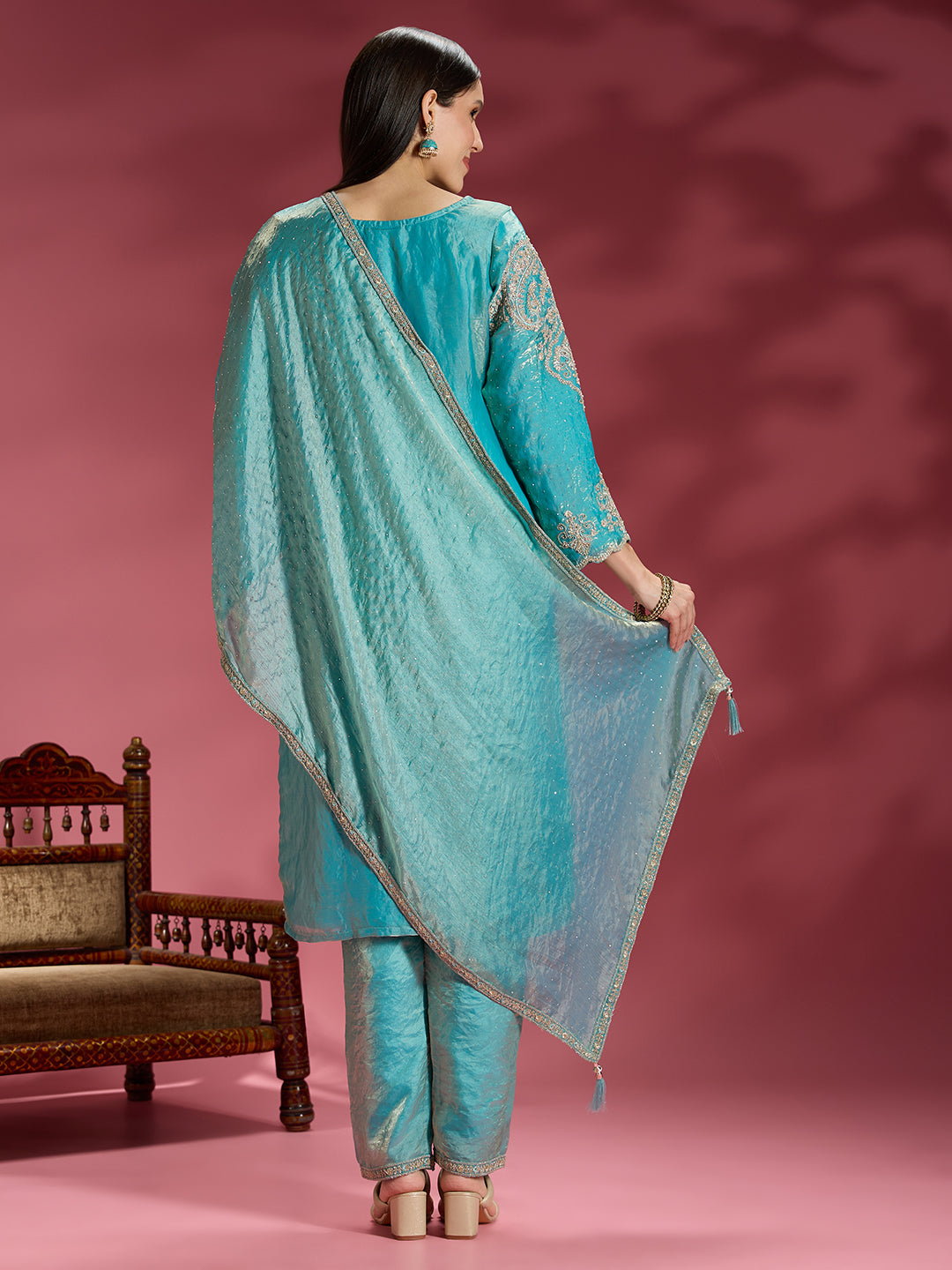 Aarna Organza Kamiz &amp; Pant