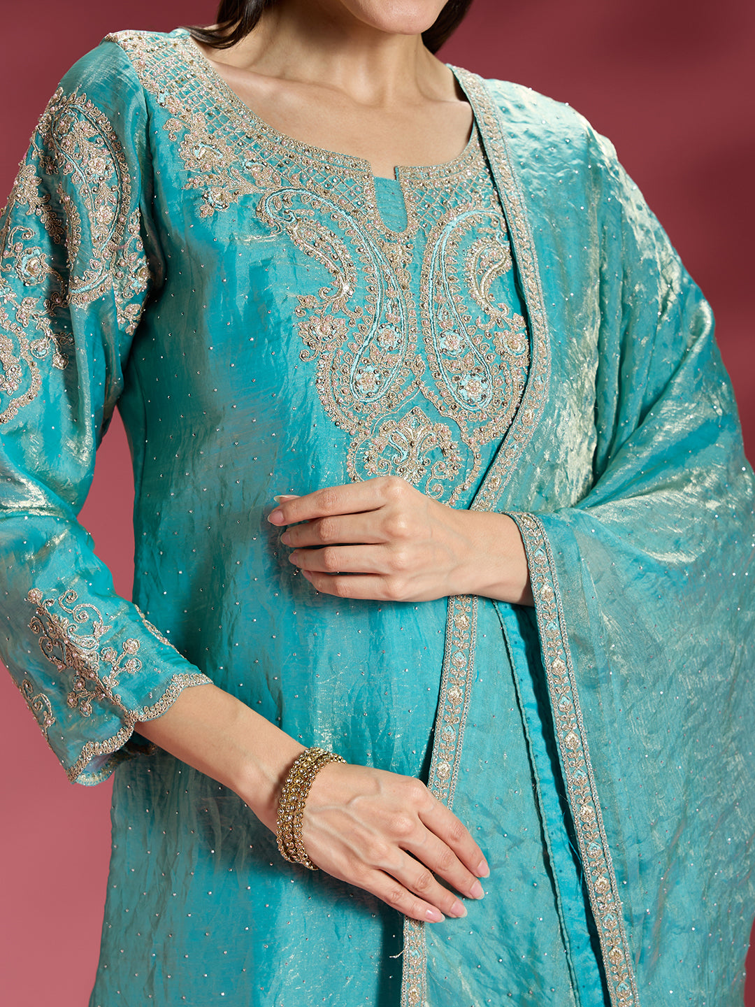 Aarna Organza Kamiz &amp; Pant