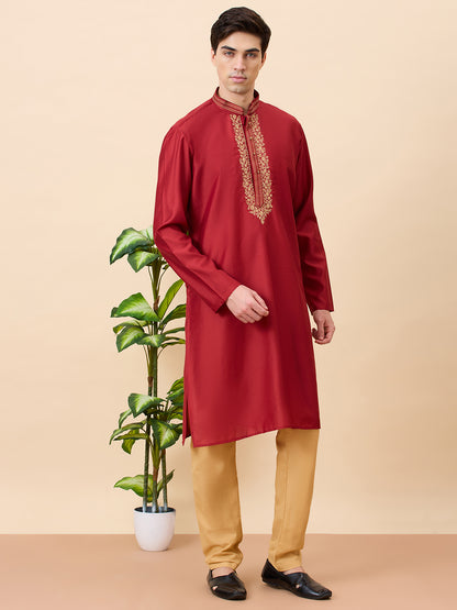 Dhruv Silk Kurta Set
