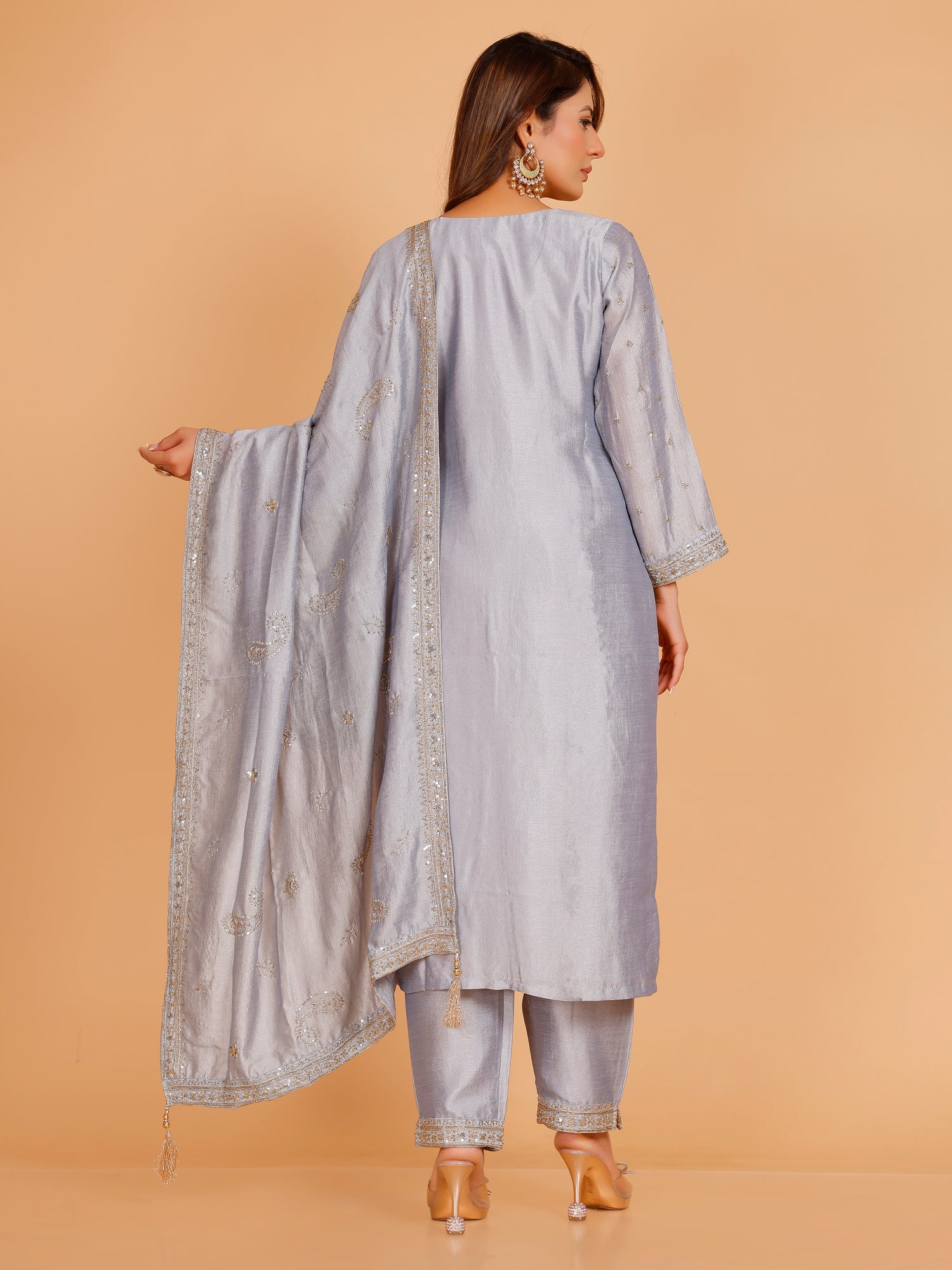 Kashish Silk Straight Suit