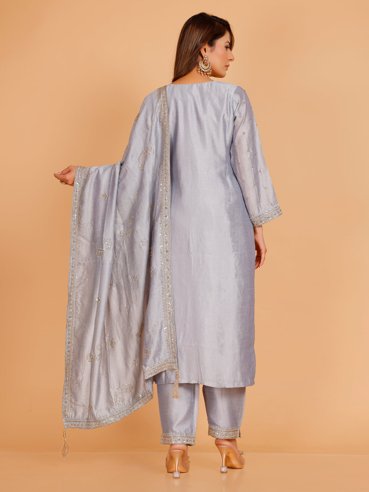 Kashish Silk Straight Suit