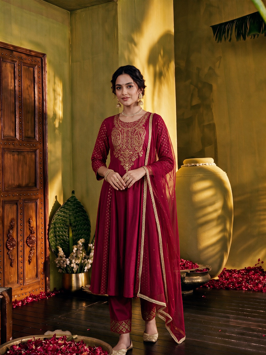 Hemani Rayon Flair Suit