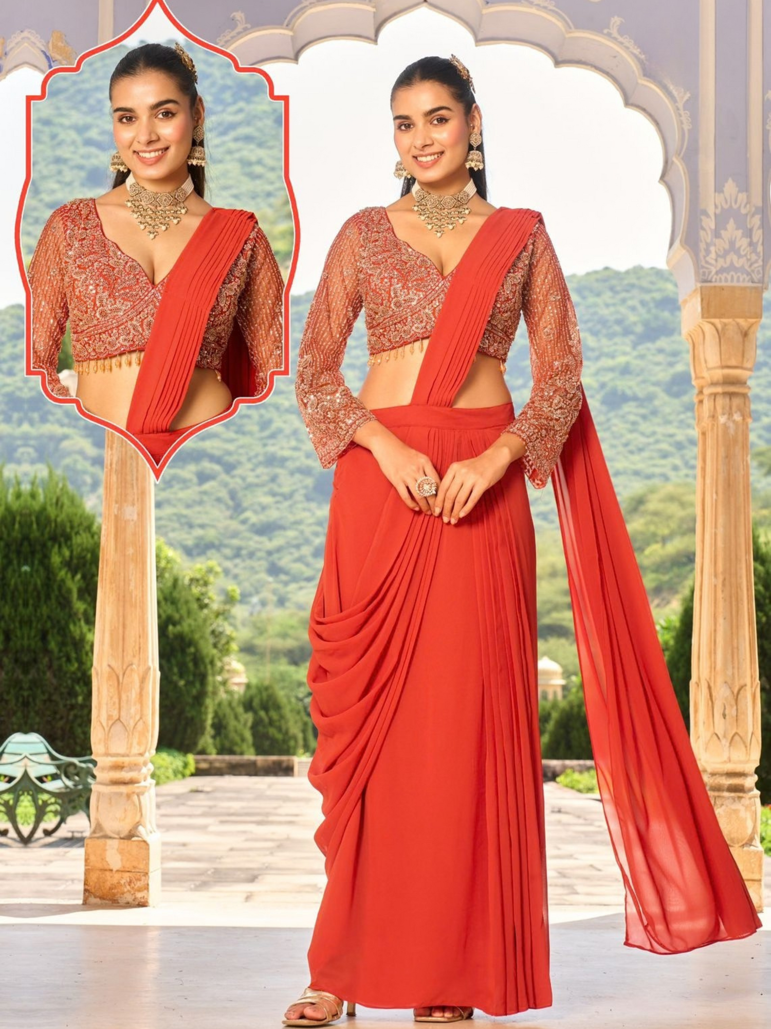 Vanshika Choli Saree