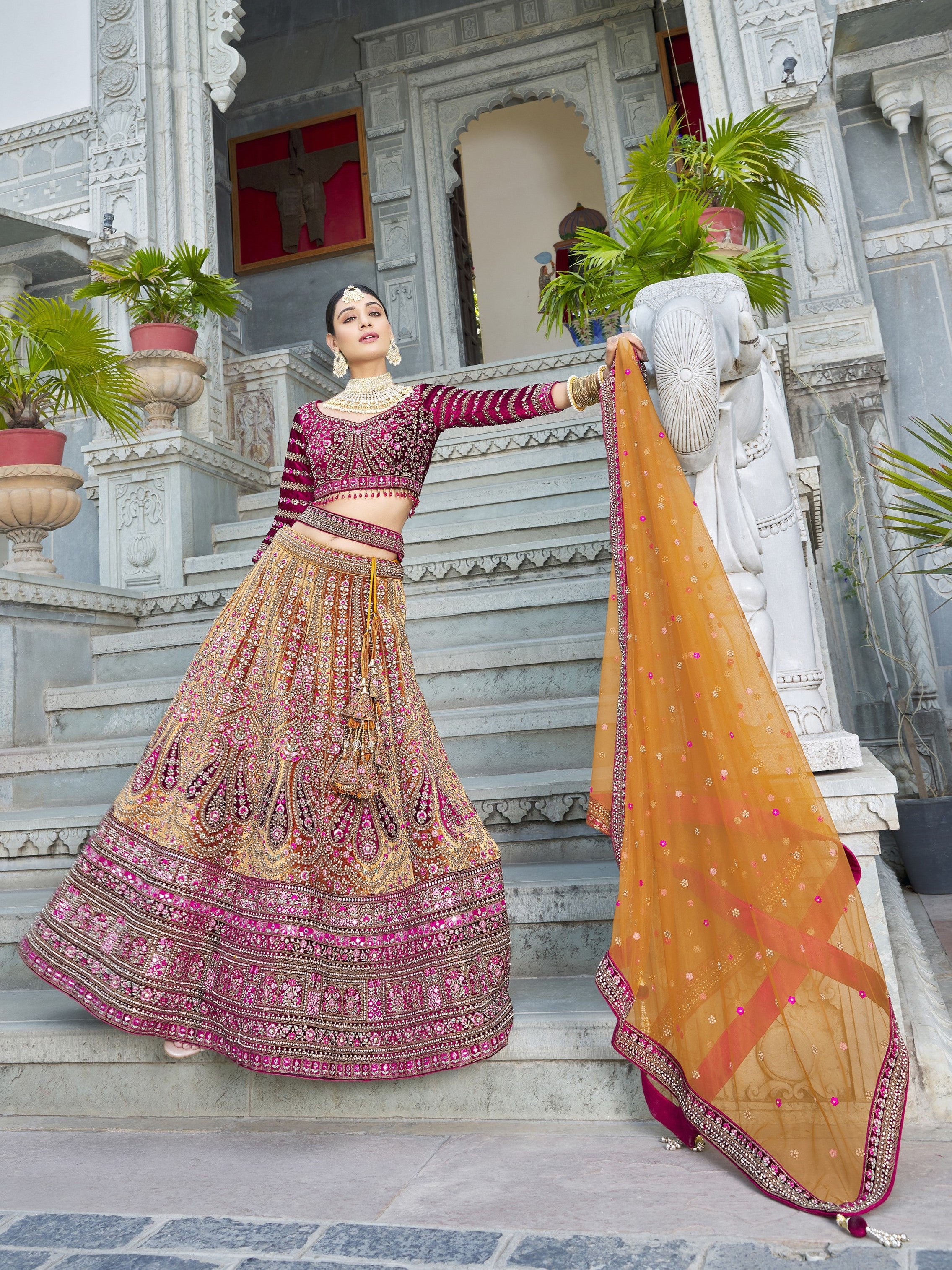 Unstitched lehenga choli cheap