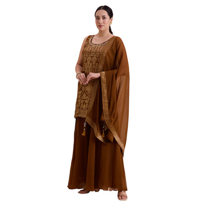 Umangi Silk Palazzo Suit