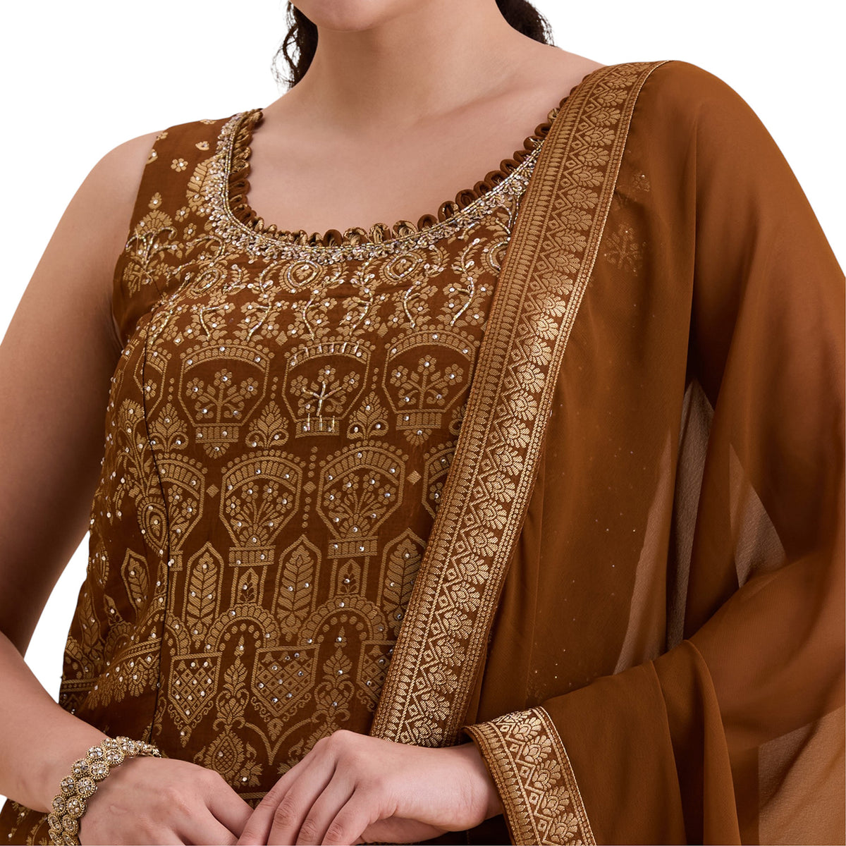 Umangi Silk Palazzo Suit