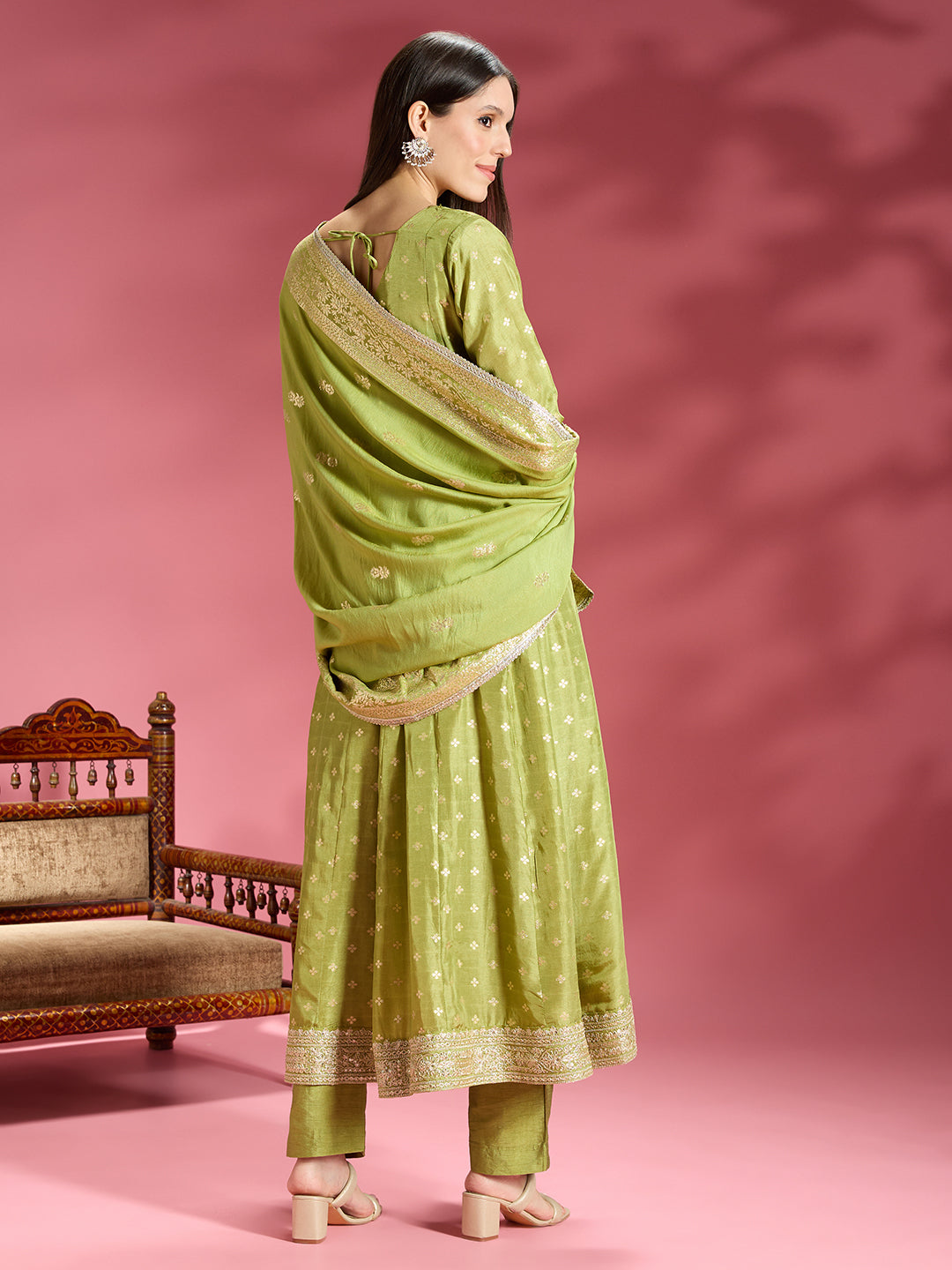 Vani Silk Flair Suit