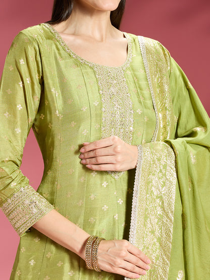 Vani Silk Flair Suit