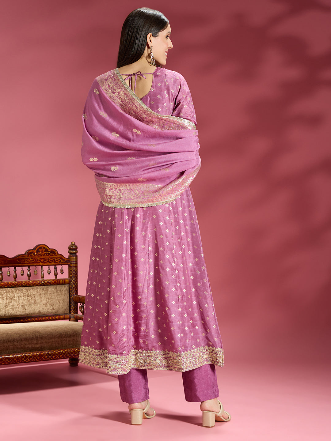 Vani Silk Flair Suit