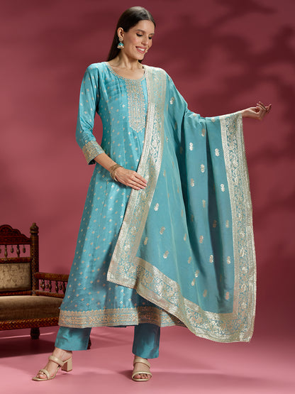 Vani Silk Flair Suit