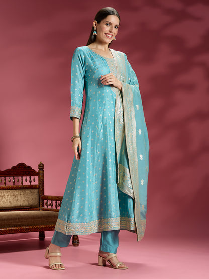 Vani Silk Flair Suit