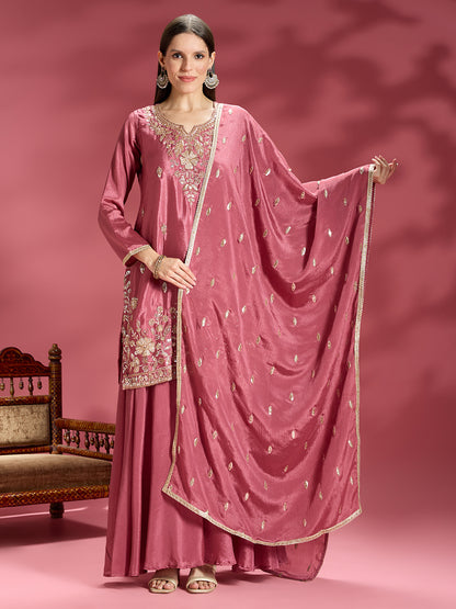 Daina Vichitra Silk Palazzo Suit