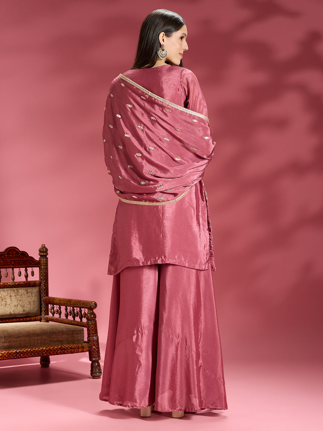 Daina Vichitra Silk Palazzo Suit